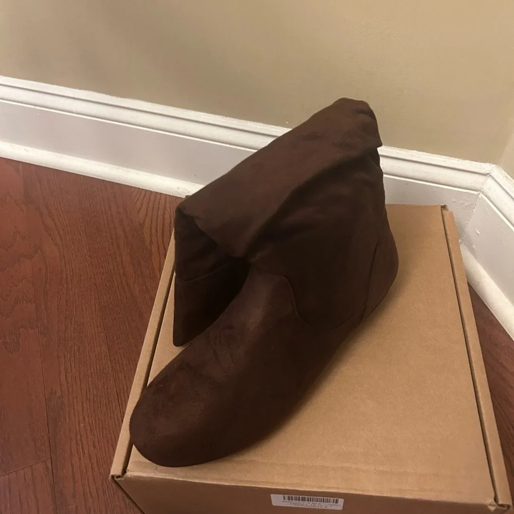 WOMEN'S JOURNEE COLLECTION SHELLEY-3 WIDE CALF KNEE HIGH BOOTS - Picture 2 of 10